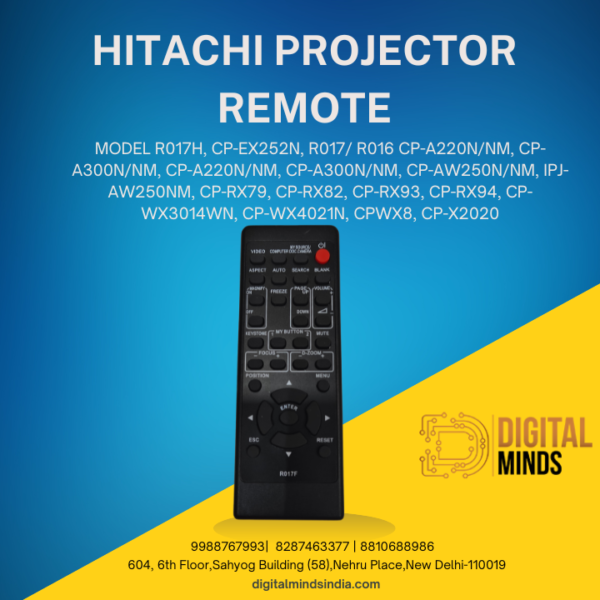 Hitachi Projector Remote